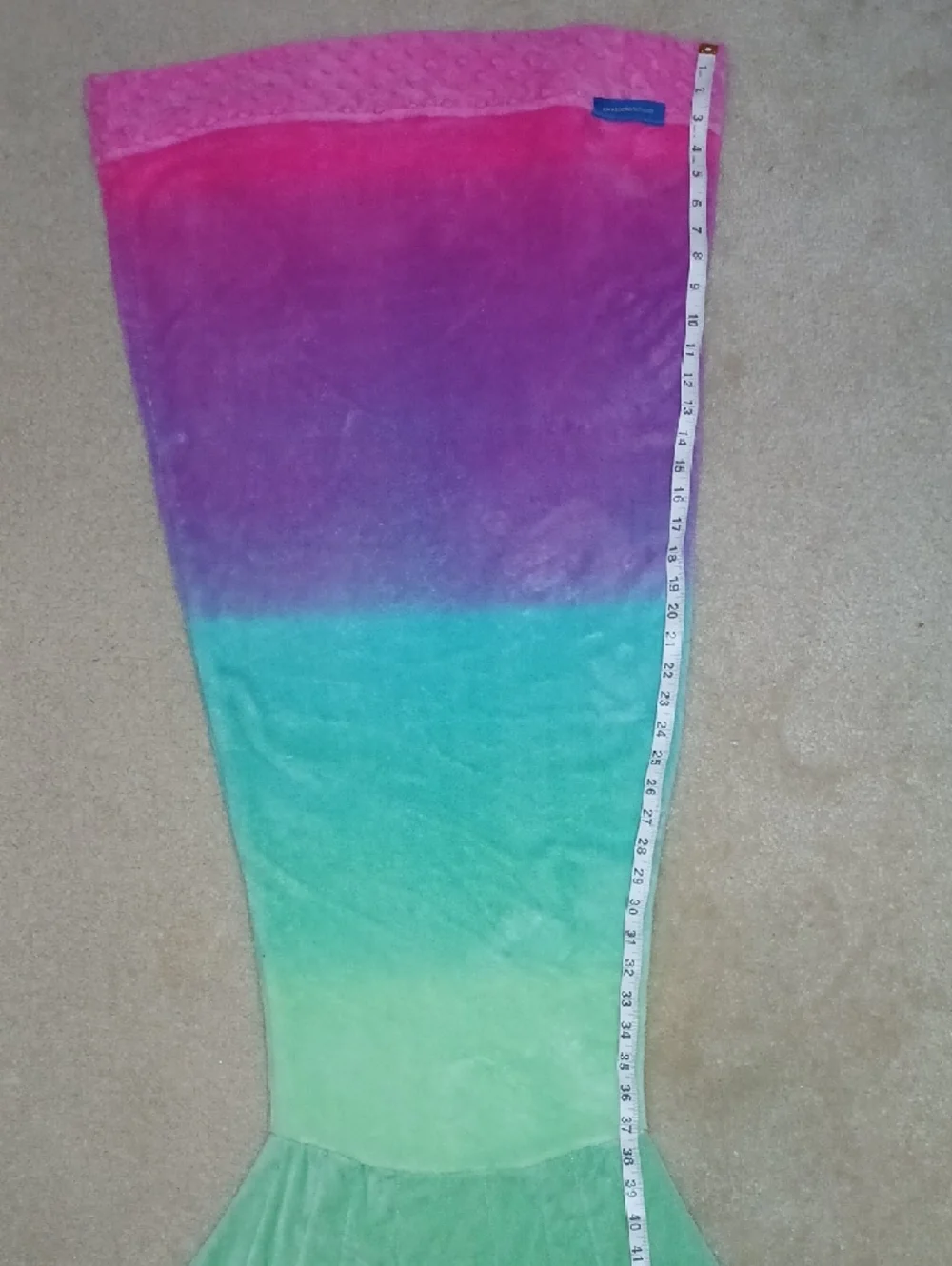 Blankie Tails Mermaid Tail Fleece Blanket